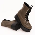 Ghete Kaki cu Platforma Vagam1238