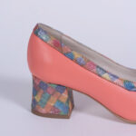 Pantofi Roz cu Toc Gros Vagam0661 - imagine 5