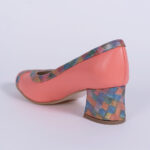 Pantofi Roz cu Toc Gros Vagam0661 - imagine 3