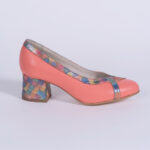 Pantofi Roz cu Toc Gros Vagam0661 - imagine 4