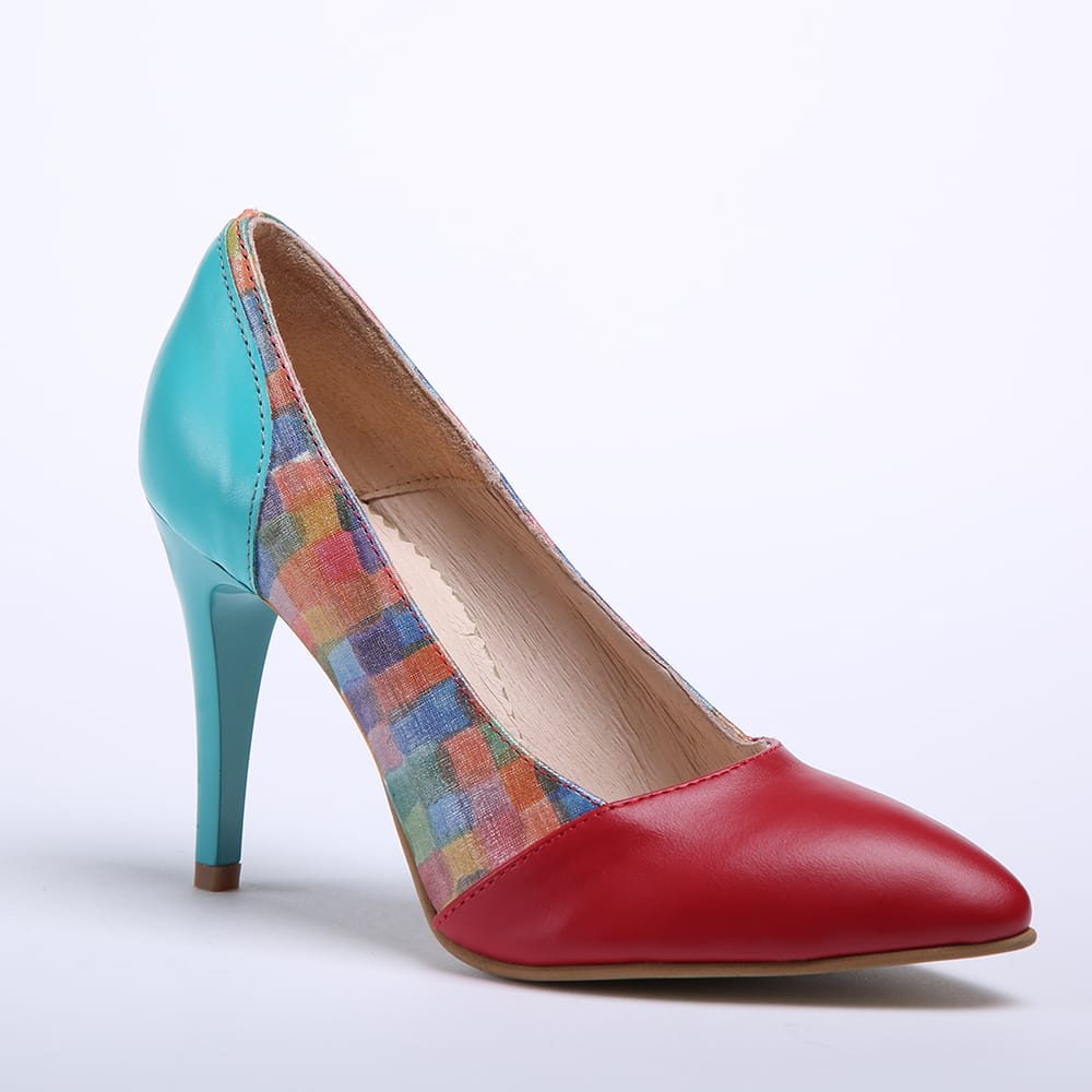 188Pantofi-Stiletto-Multicolori-Vagam0450 Pantofi Stiletto Multicolori Vagam0450 - imagine 1