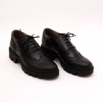 Pantofi Negri cu Siret Vagam 0849 - imagine 7