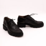 Pantofi Negri cu Siret Vagam 0849 - imagine 2