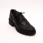 Pantofi Negri cu Siret Vagam 0849
