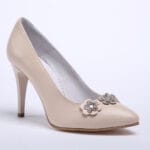Pantofi Stiletto Bej Vagam0451