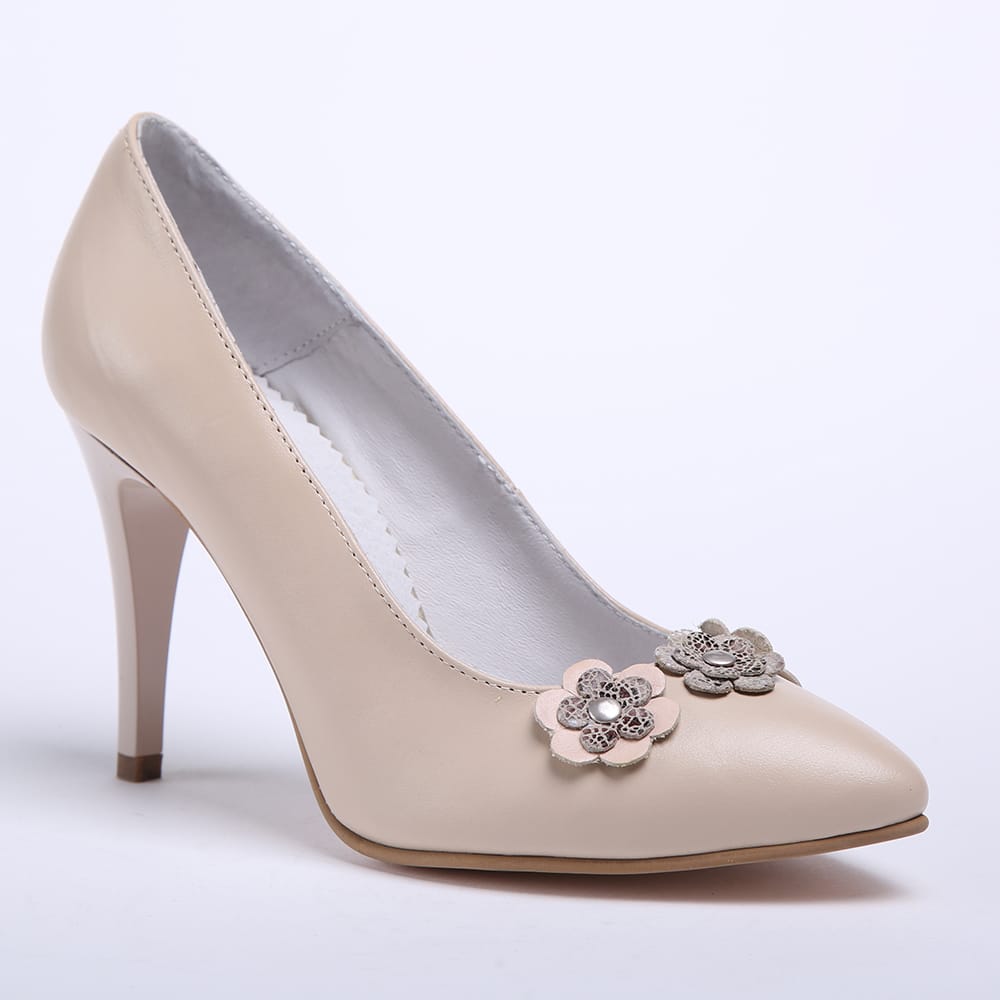 195Pantofi-Stiletto-Bej-Vagam0451 Pantofi Stiletto Bej Vagam0451 - imagine 1