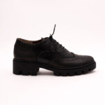 Pantofi Negri cu Siret Vagam 0849 - imagine 5