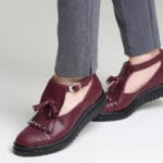 Pantofi Casual Decupati Bordo Vagam C0541 - imagine 7