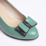 Pantofi Verzi cu Toc Gros Vagam0323 - imagine 6
