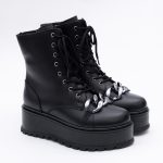 Ghete Negre cu Platforma Vagam1682