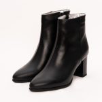 Ghete Scurte Negre cu Toc Vagam1249 - imagine 3