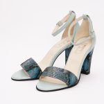 Sandale Bleu cu Toc Vagam 1196 - imagine 2