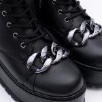 Ghete Negre cu Platforma Vagam1682 - imagine 2