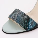 Sandale Bleu cu Toc Vagam 1196 - imagine 3