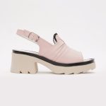 Sandale Roz Toc cu Talpa Inalta 1387 - imagine 4