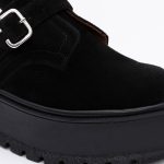 Pantofi Negri Decupati Vagam1542 - imagine 4
