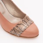 Pantofi Somon cu Toc Gros Vagam1315 - imagine 3