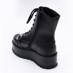 Ghete Negre cu Platforma Vagam1682 - imagine 3