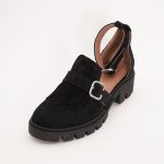 Pantofi Casual Decupati Negri Vagam 1005 - imagine 2