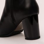Ghete Scurte Negre cu Toc Vagam1249 - imagine 6