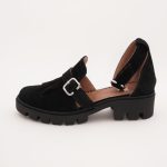 Pantofi Casual Decupati Negri Vagam 1005 - imagine 3