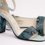 Sandale Bleu cu Toc Vagam 1196 - imagine 5