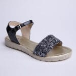 Sandale Bleumarin cu Talpa Joasa Vagam0271 - imagine 2