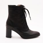 Botine Negre cu Toc Vagam1121 - imagine 2