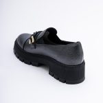 Pantofi Loafers Gri cu Talpa Inalta Vagam1756 - imagine 6