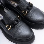 Pantofi Loafers Gri cu Talpa Inalta Vagam1756 - imagine 5