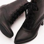 Botine Negre cu Toc Vagam1121 - imagine 5