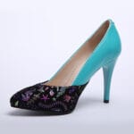 Pantofi Stiletto Turcoaz Vagam0460 - imagine 4