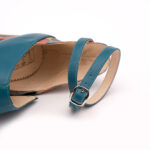 Pantofi Turcoaz cu Toc Gros Vagam0771 - imagine 7