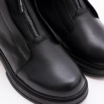 Ghete Negre Scurte cu Talpa Joasa Vagam1704 - imagine 4