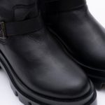 Ghete Negre cu Fermoar Lateral Vagam1681 - imagine 4