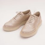 Pantofi Crem cu Siret Vagam 1014 - imagine 6