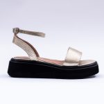 Sandale Aurii cu Talpa Inalta Vagam 2020 - imagine 4