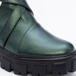 Pantofi Verzi Decupati Vagam1545 - imagine 4