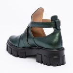 Pantofi Verzi Decupati Vagam1545 - imagine 2