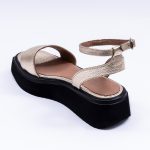 Sandale Aurii cu Talpa Inalta Vagam 2020 - imagine 2