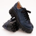 Pantofi Bleumarin cu Talpa Inalta 1165 - imagine 6