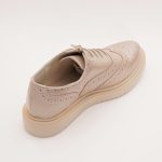 Pantofi Crem cu Siret Vagam 1014 - imagine 3