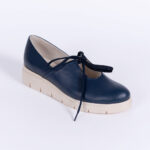 Balerini Bleumarin cu Talpa Inalta Vagam 0646
