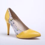 Pantofi Stiletto Galbeni Vagam0469 - imagine 8