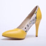 Pantofi Stiletto Galbeni Vagam0469 - imagine 6