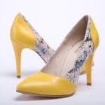 Pantofi Stiletto Galbeni Vagam0469 - imagine 3