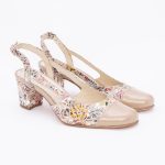 Pantofi Bej Decupati Vagam1549 - imagine 2
