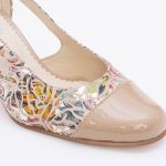 Pantofi Bej Decupati Vagam1549 - imagine 4
