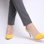 Pantofi Stiletto Galbeni Vagam0469 - imagine 7