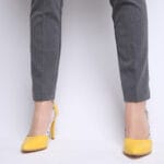 Pantofi Stiletto Galbeni Vagam0469 - imagine 2